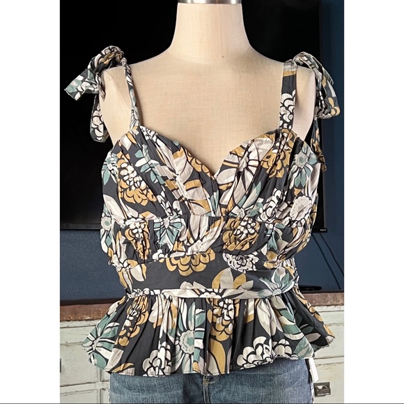 Anthropologie Tops - Anthropologie Forever That Girl Ruched Sweetheart Cami Top XL